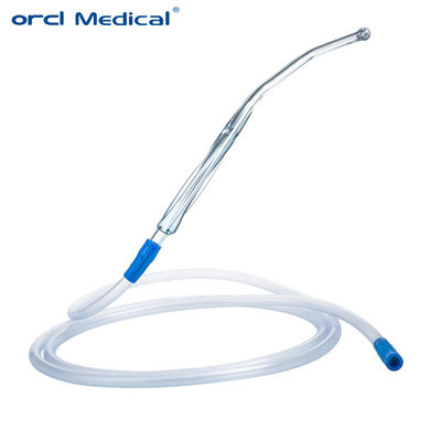 পিভিসি 180cm / 360cm Suction Catheter Tube / Suction Connecting Tube With Yankauer Handle দাম