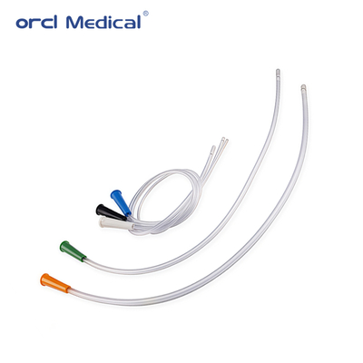 মেডিকেল পণ্য Fr6-22 সাইজ মেডিকেল-গ্রেড ক্যাথেটার গ্র্যাজুয়েশন চিহ্নিত পিভিসি সাকশন ক্যাথেটার নির্ভুলতার জন্য