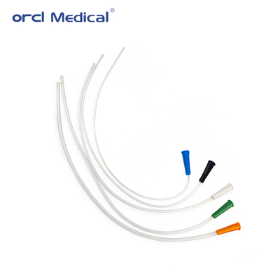 স্টেরিল একক ব্যবহারের মেডিকেল গ্রেড Fr6-22 আকারের পিভিসি স্তন্যপান ক্যাথেটার